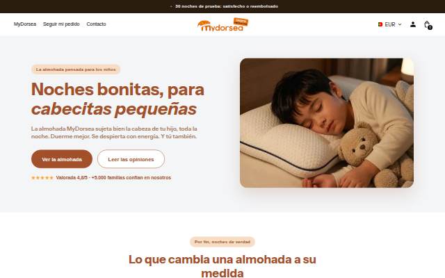 MyDorsea storefront