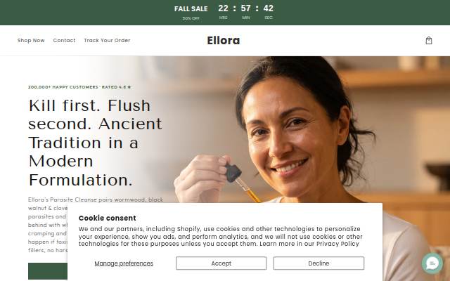 Ellora storefront