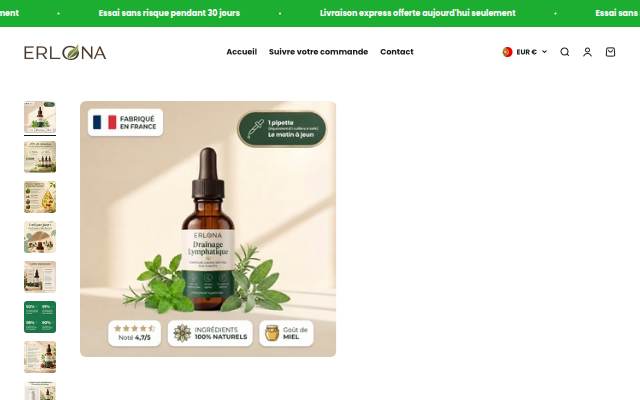 Erlona™ storefront