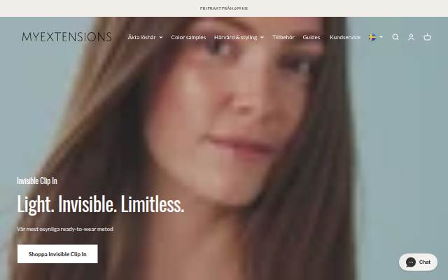 Myextensions.se storefront