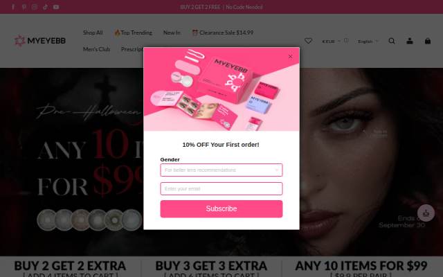 MYEYEBB storefront