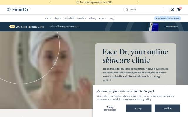 Face Dr storefront