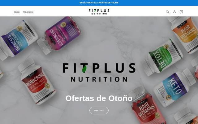 Escaparate de Fitplus Nutrition S2