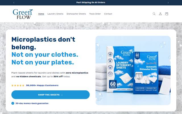 Startseite von GreenFlow