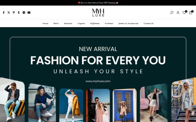 MYH LUXE storefront