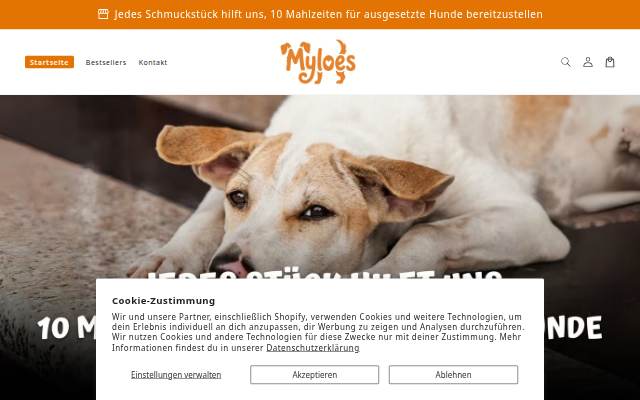 Myloes storefront