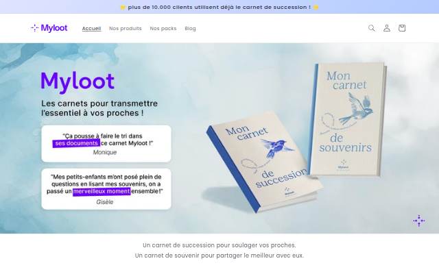Myloot storefront
