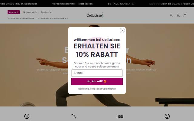Cellulisse® storefront
