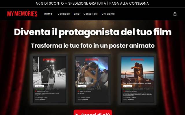 MyMemories storefront