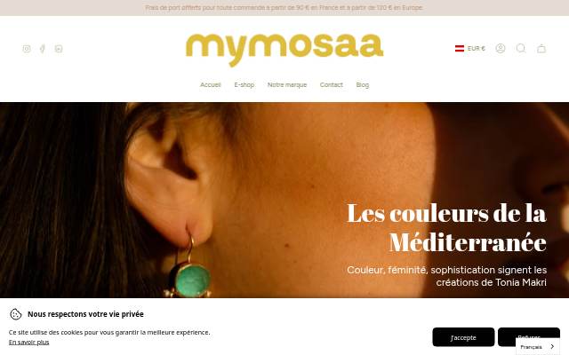Escaparate de Mymosaa