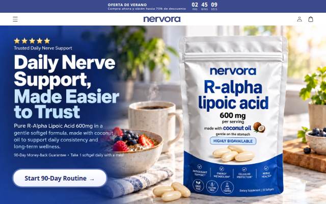 Nervora storefront