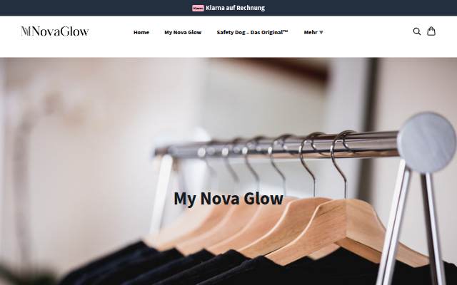 My Nova Glow storefront