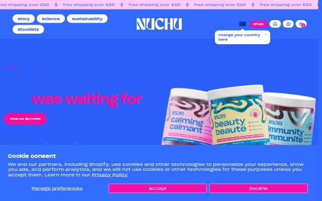 Nuchu storefront