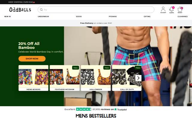 OddBalls storefront