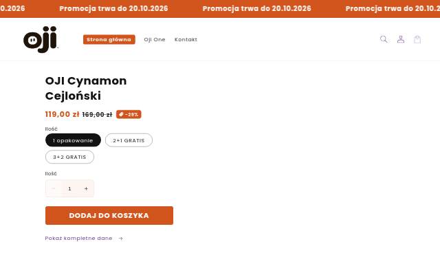 Startseite von Oji