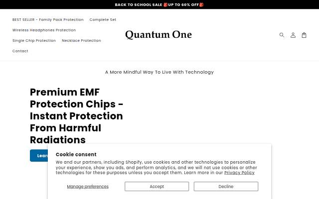 Quantum One storefront