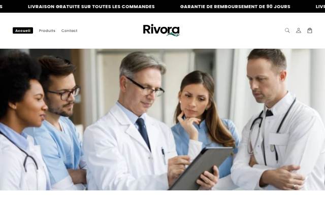 Rivora storefront