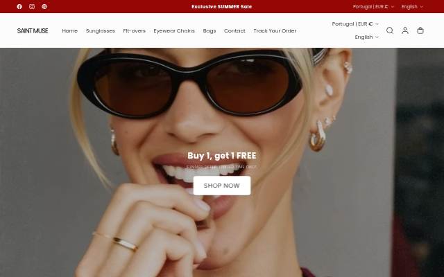 Saint Muse storefront