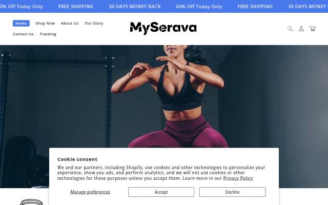 My Serava LLC storefront