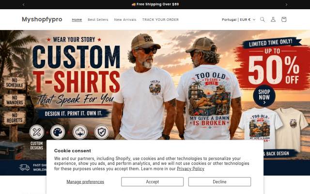 Myshopfypro storefront