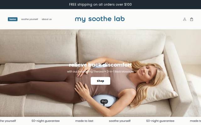 Vitrine de my soothe lab