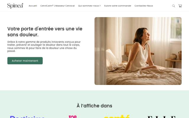 SPINEA storefront