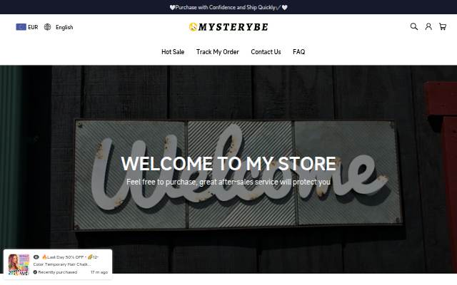MYSTERYBE storefront