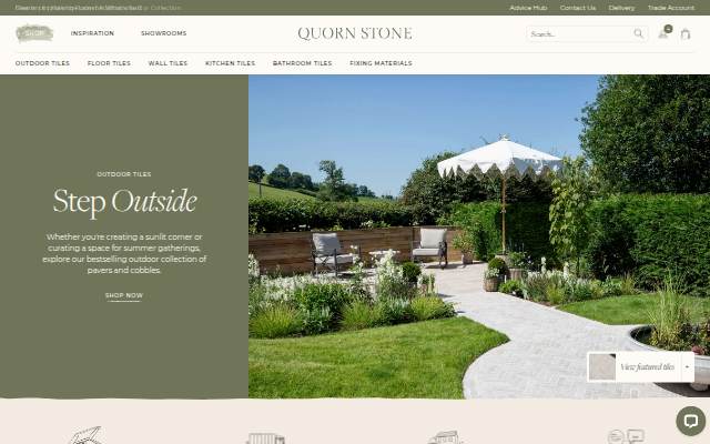 Quorn Stone storefront