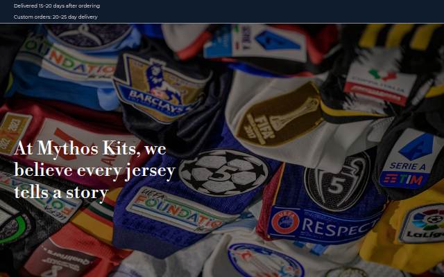 Mythos Kits storefront