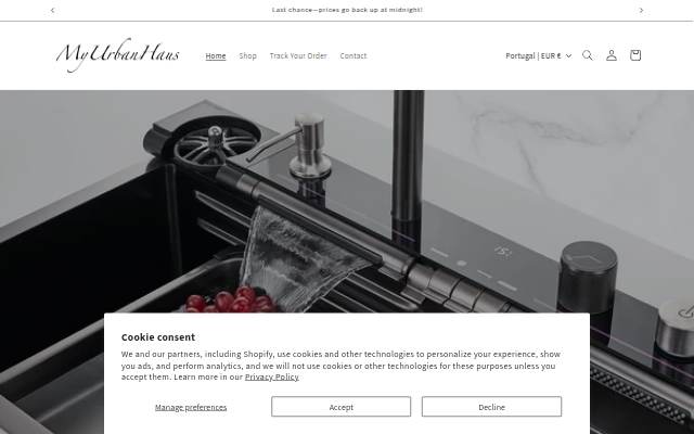 MyUrbanHaus storefront