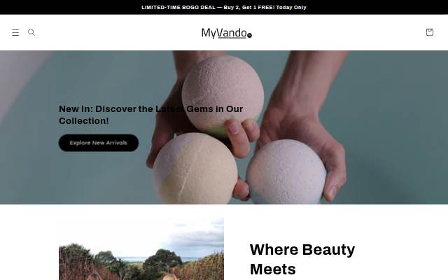MyVando storefront