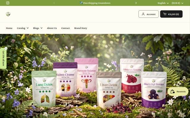iTree · Vital Tea storefront