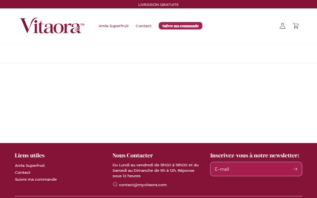 Vitaora storefront