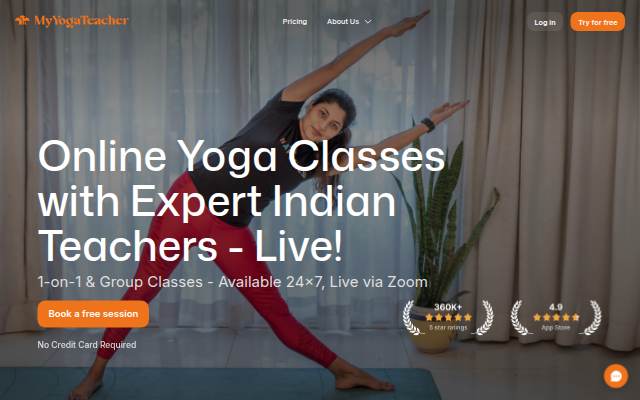Live Online Yoga Classes with Expert Indian Teachers storefront