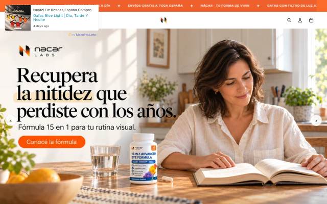 Startseite von NACAR LABS