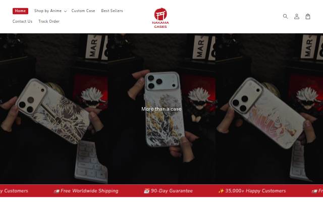 Nakama Cases storefront