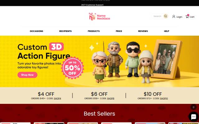 namenecklace storefront