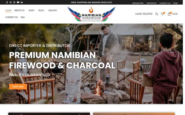 Namibian Hardwood UK LTD storefront