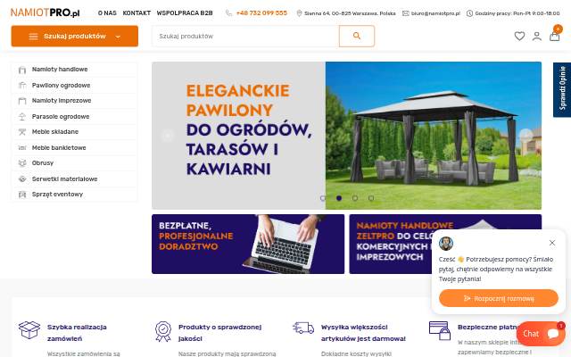 Namiotpro.pl storefront