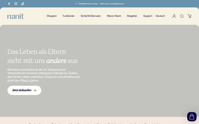 Nanit.de storefront
