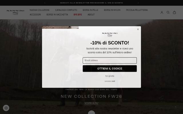 Nannini Firenze storefront