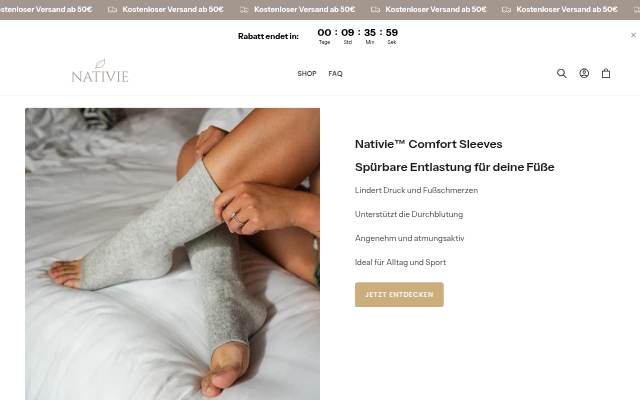Nativie storefront