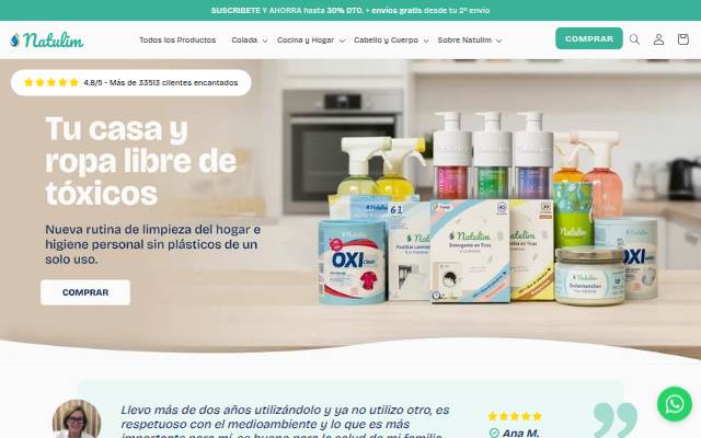 Natulim storefront