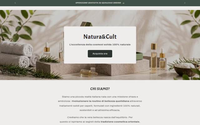 NaturaCult storefront