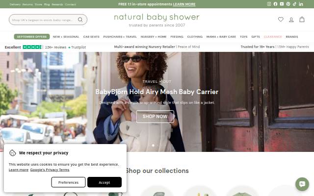 Montra da Natural Baby Shower