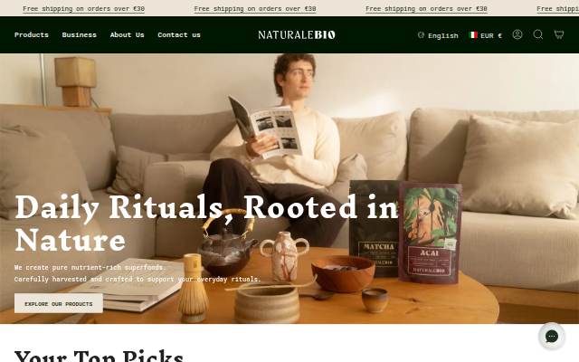 NaturaleBio storefront