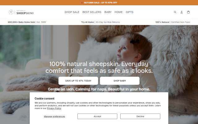 Montra da Naturally Sheepskins