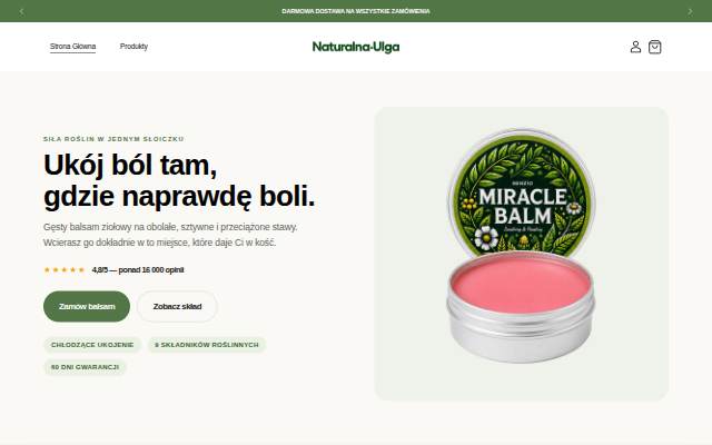 Montra da Naturalna Ulga