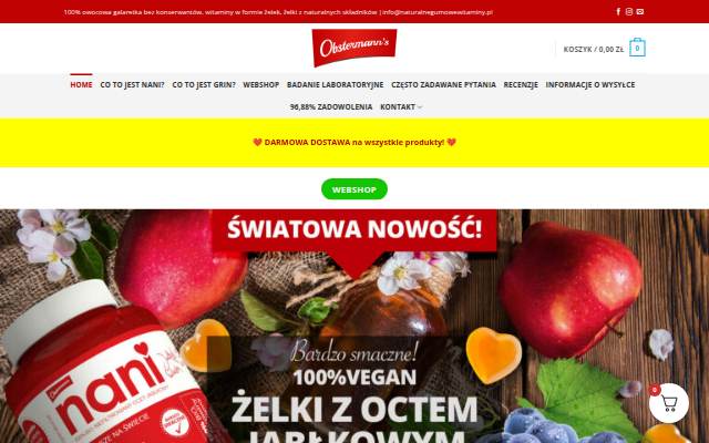 Naturalna witamina żelkowa z jabłek storefront