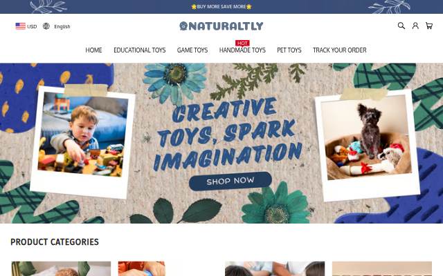 NATURALTLY storefront